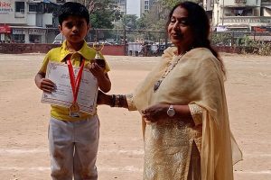 annual sports meet 2023 24 std I to IV marathi medium