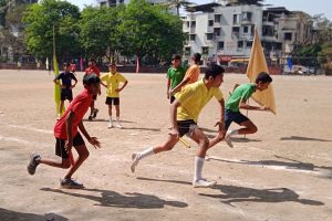annual sports meet 2023 24 std V to IX english medium